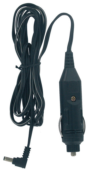 Albrecht KFZ-Ladekabel, 12 V, 90° Winkelstecker, Männlich, Schwarz