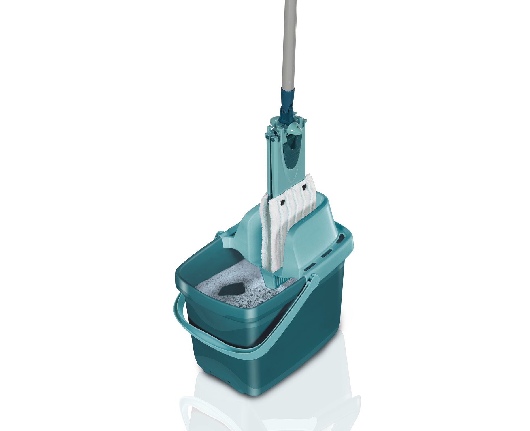 Leifheit Aufsatz Combi Press – Kunststoff, grün, für Leifheit Eimer Combi