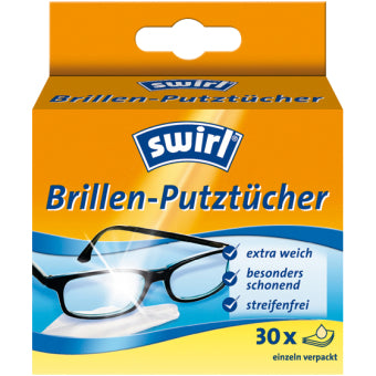 Swirl Brillenputztuch – ohne Duft – für Brille – 30 Stk.