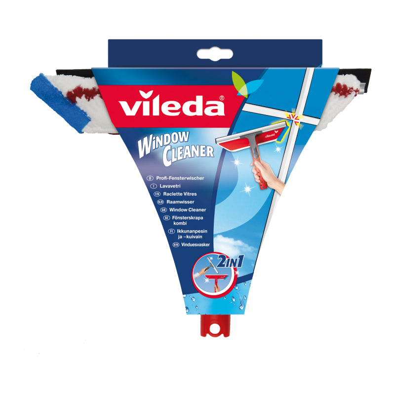 Vileda Fensterwischer Handgerät – Kunststoff, Rot