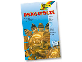 Folia Prägefolien glatt – Gold – 18,5 × 29 cm