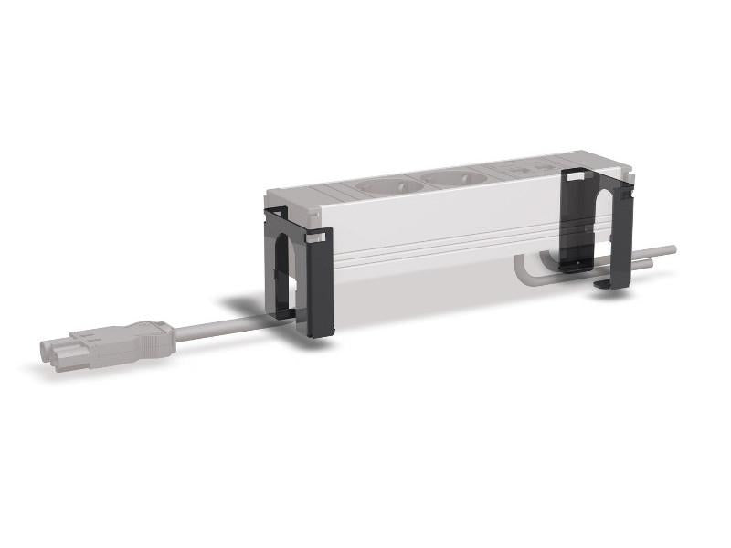 Bachmann CONI Halterung, schwarz, Stahlblech, für CONI small und CONI Large