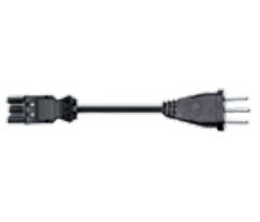 Bachmann Netzkabel – T12–GST18I3, 3 m, 16 A, 3×1,0 mm², schwarz