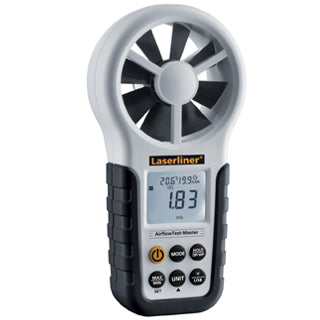 Laserliner AirflowTest-Master Anemometer – 0,8–30 m/s, −10–60 °C, ±1,5 °C