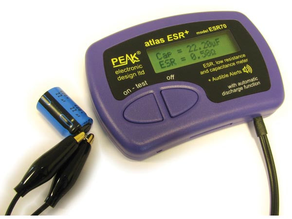 Velleman ESR70 – Multimeter – ESR/Kapazität, F, Abschaltautomatik