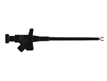 Velleman HM6400 – Klemmprüfspitze – 4 mm Buchse, Bananenstecker, 60 V DC, Schwarz