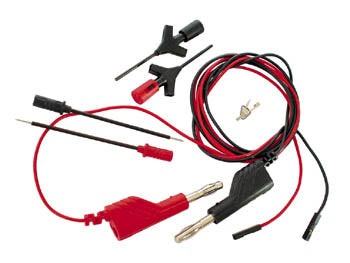 Velleman HMSET1 – Mikro-Prüfspitzen-Set – 1 000 mm, Bananenstecker, für SMD (0,64 mm, IEC-1010)