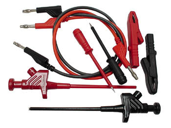 Velleman HMSET2 – Prüfspitzen-Set – 2× Messleitungen 1 m, Bananenstecker, Schwarz/Rot