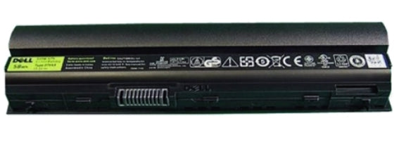 Vistaport Notebook-Akku – für Dell Latitude E6120/E6220/E6230/E6320/E6330/E6430s – 62 Wh, 11,1 V – Schwarz