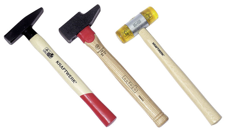 Kraftwerk 2315 Schlosserhammer – Kopfgewicht 1500 g, Höhe 382 mm – Hickory-Griff