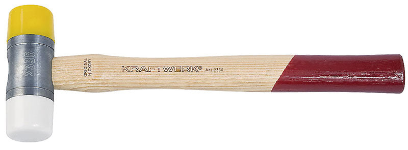 Kraftwerk 2336 DIN-Schlosserhammer – 360 g, PU-Kopf, Hickory-Griff