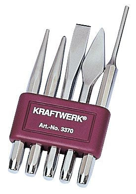Kraftwerk – 3370 – Reparatur-Toolkit – Kreuzmeissel 5 mm – 5er-Pack