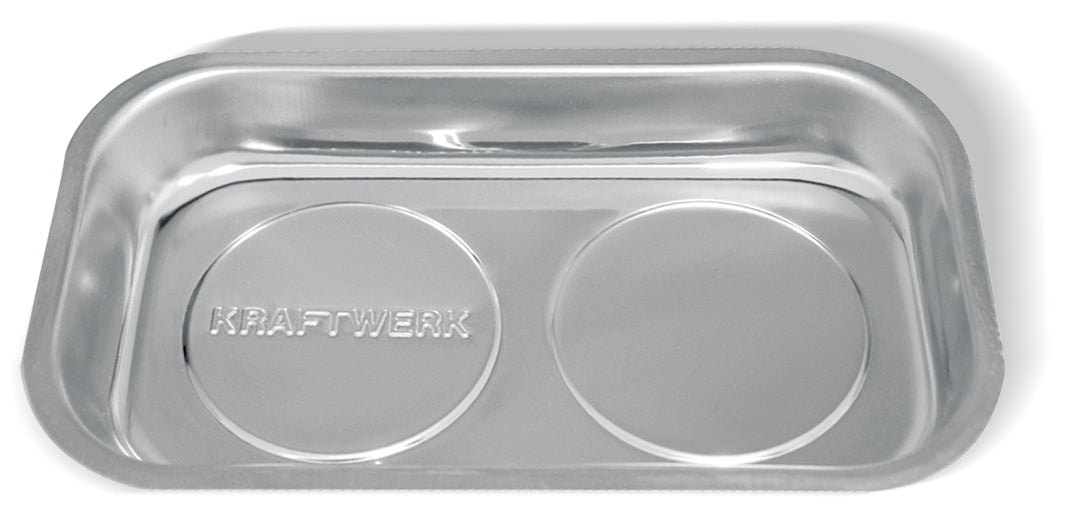 Kraftwerk – Magnetteller 2951, 240 × 240 × 40 mm, Edelstahl, Silber