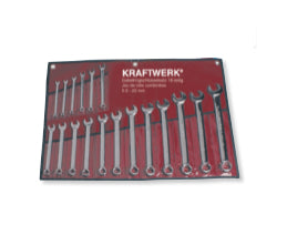 Kraftwerk Ringgabelschlüssel-Satz – 18 Teile – 3557R