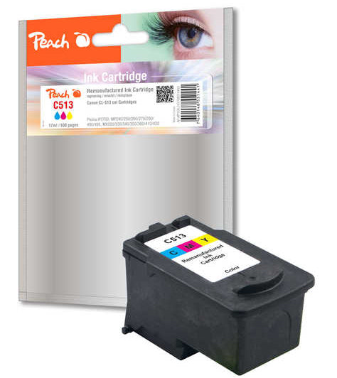Peach CL-513 Druckkopf Cyan/Magenta/Gelb – für Pixma iP2700/iP2702/MP230 und andere