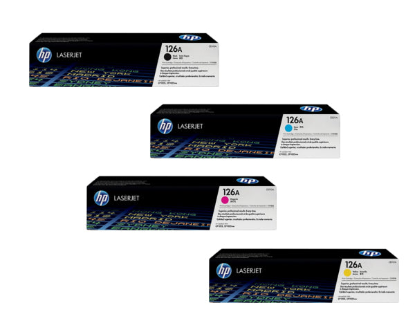 HP Toner-Multipack CE310A-CE313A – BK/C/M/Y, 1200 Seiten – für HP Color LaserJet CP1025, LaserJet Pro M275
