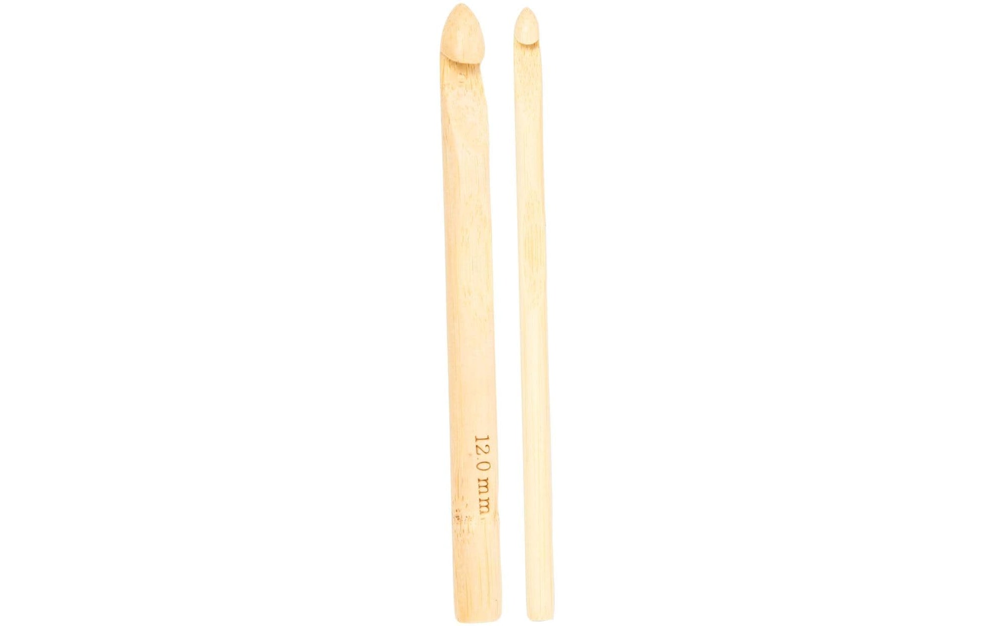 lalana Häkelnadel-Set Bambus – 7–12 mm, 2 Stk.