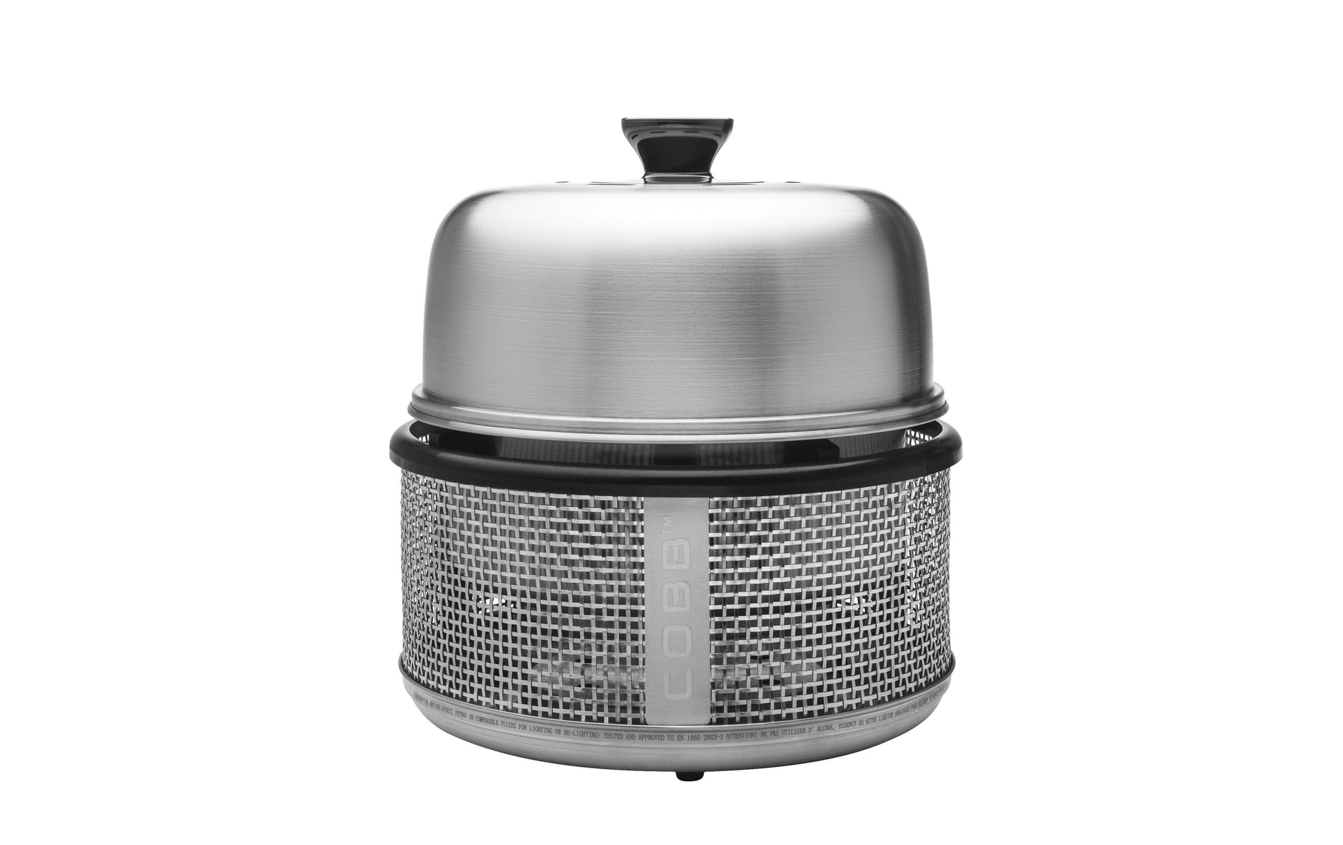 Cobb Camping-Grill Premier Air Deluxe – 5 Personen, 26 × 26 cm Kochfläche, Holzkohle – Edelstahl