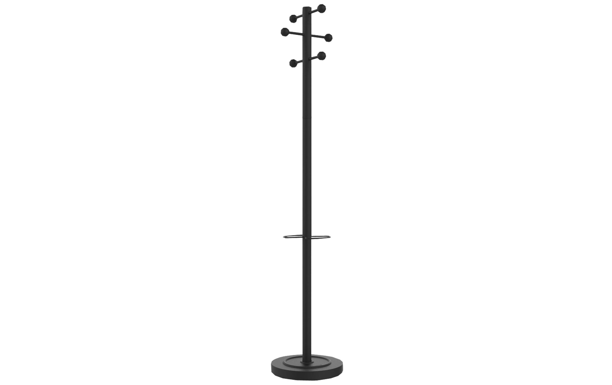 Unilux Garderobenständer ACCESS – 7,44 kg, Schwarz