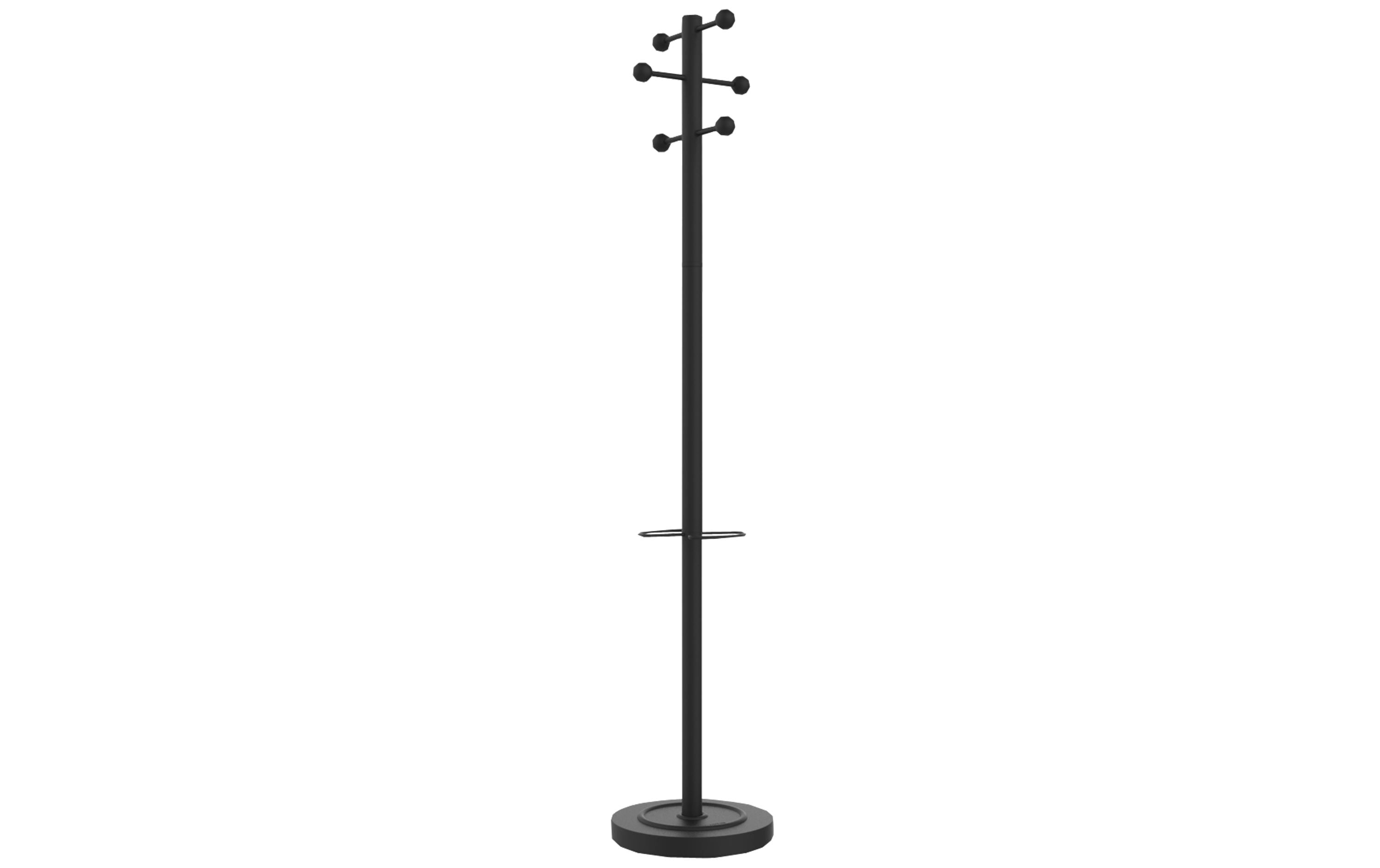 Unilux Garderobenständer ACCESS – 7,44 kg, Schwarz