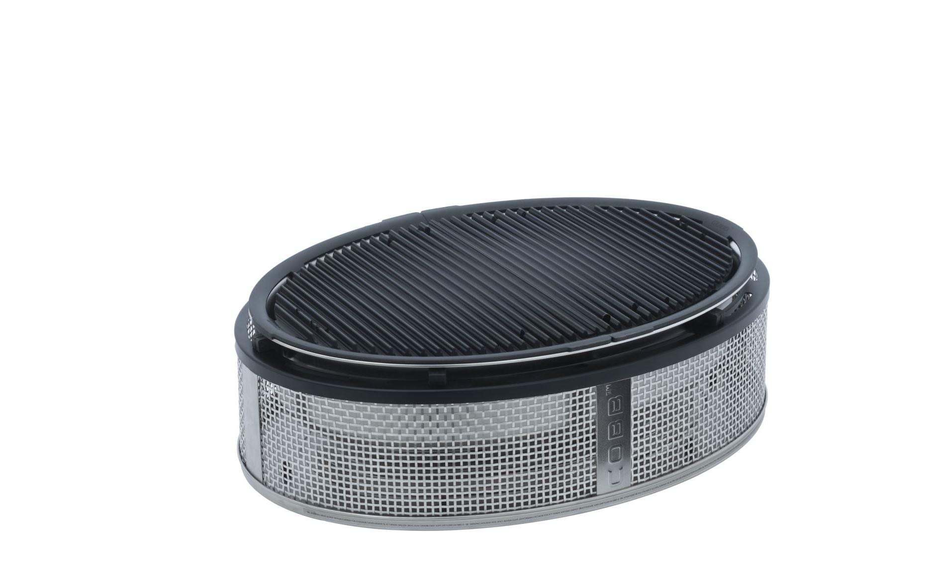 Cobb Picknick-Grill Supreme Deluxe 2.0 – 8 Personen, Holzkohle, Kessel – Edelstahl