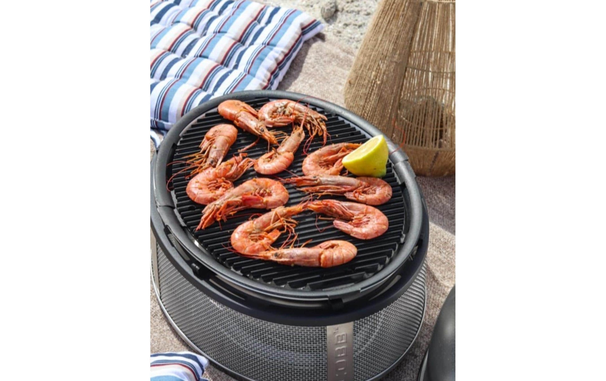 Cobb Picknick-Grill Supreme Deluxe 2.0 – 8 Personen, Holzkohle, Kessel – Edelstahl