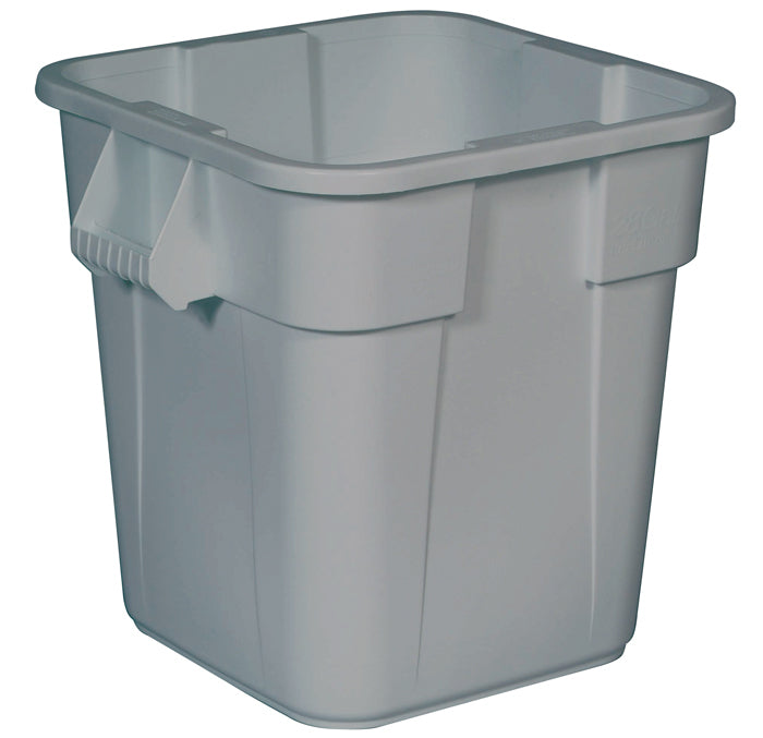Rubbermaid Müllcontainer (Aussencontainer) BRUTE 3526 – 106 l – Kunststoff (LLDPE), quadratisch – grau