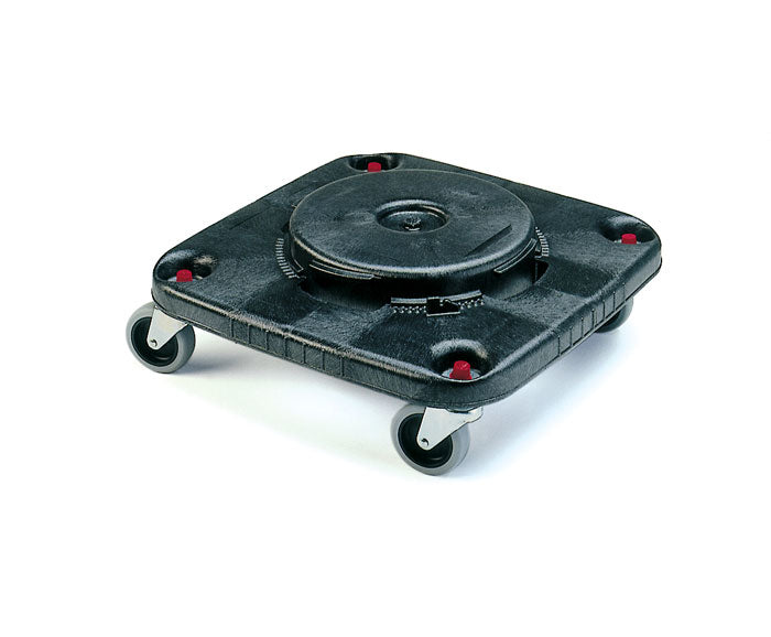 Rubbermaid Transportroller – für BRUTE 3526/3536, schwarz, B 438 × T 438 × H 159 mm