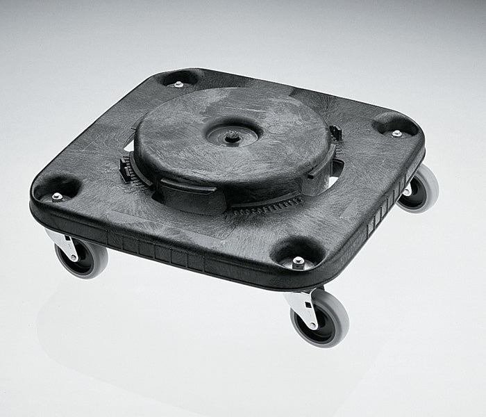 Rubbermaid Transportroller – für BRUTE 3526/3536, schwarz, B 438 × T 438 × H 159 mm