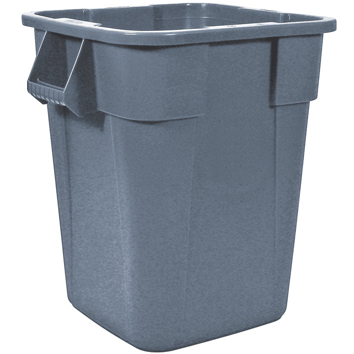 Rubbermaid Müllcontainer BRUTE 3536 – 151,4 l – Kunststoff (LLDPE), quadratisch – grau