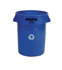 Rubbermaid Brute 2620-73 Müllcontainer – 75,7 l – Kunststoff (PE), rund – blau