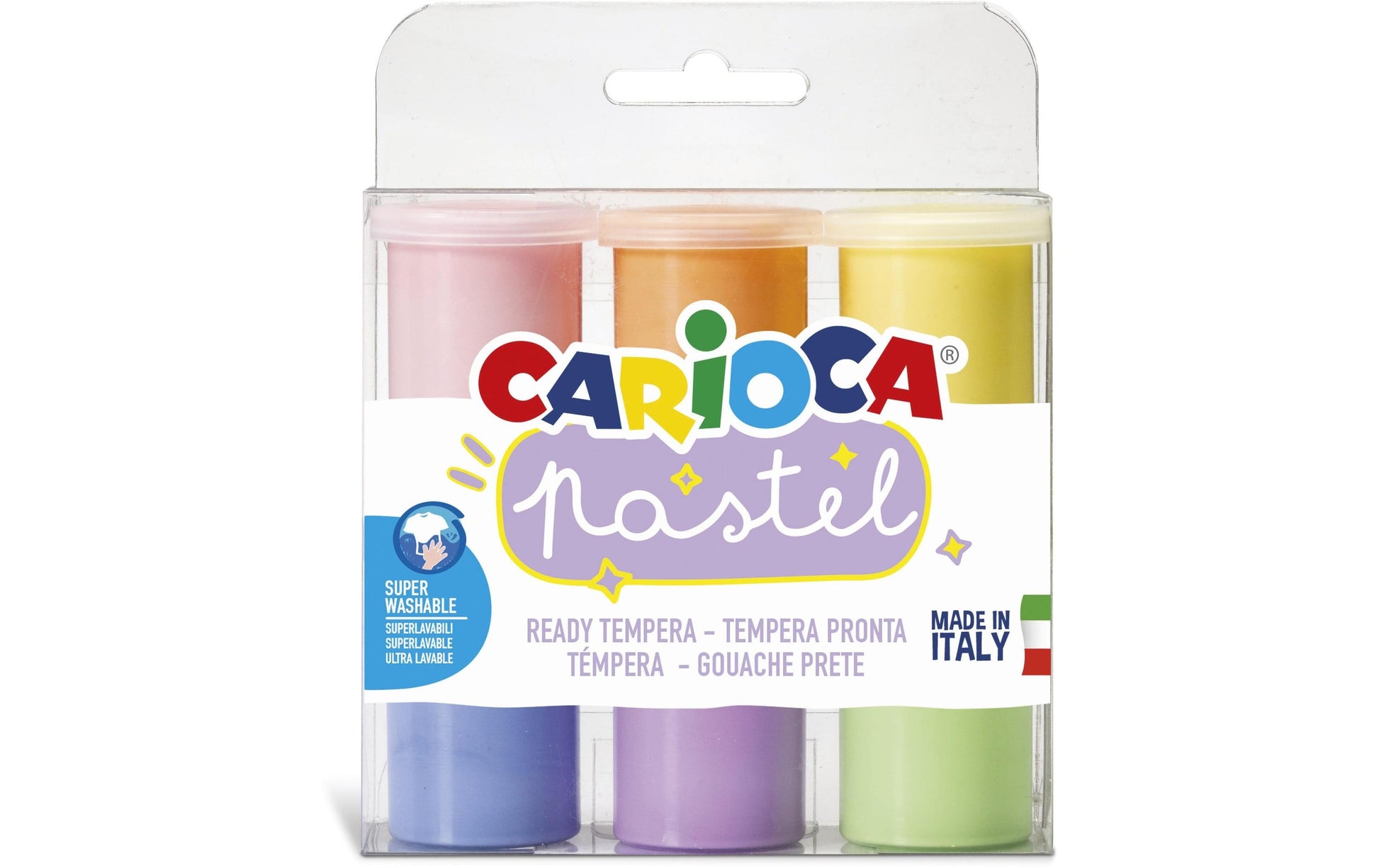 Carioca Gouache – Set – 6 Farben, 6 × 25 ml