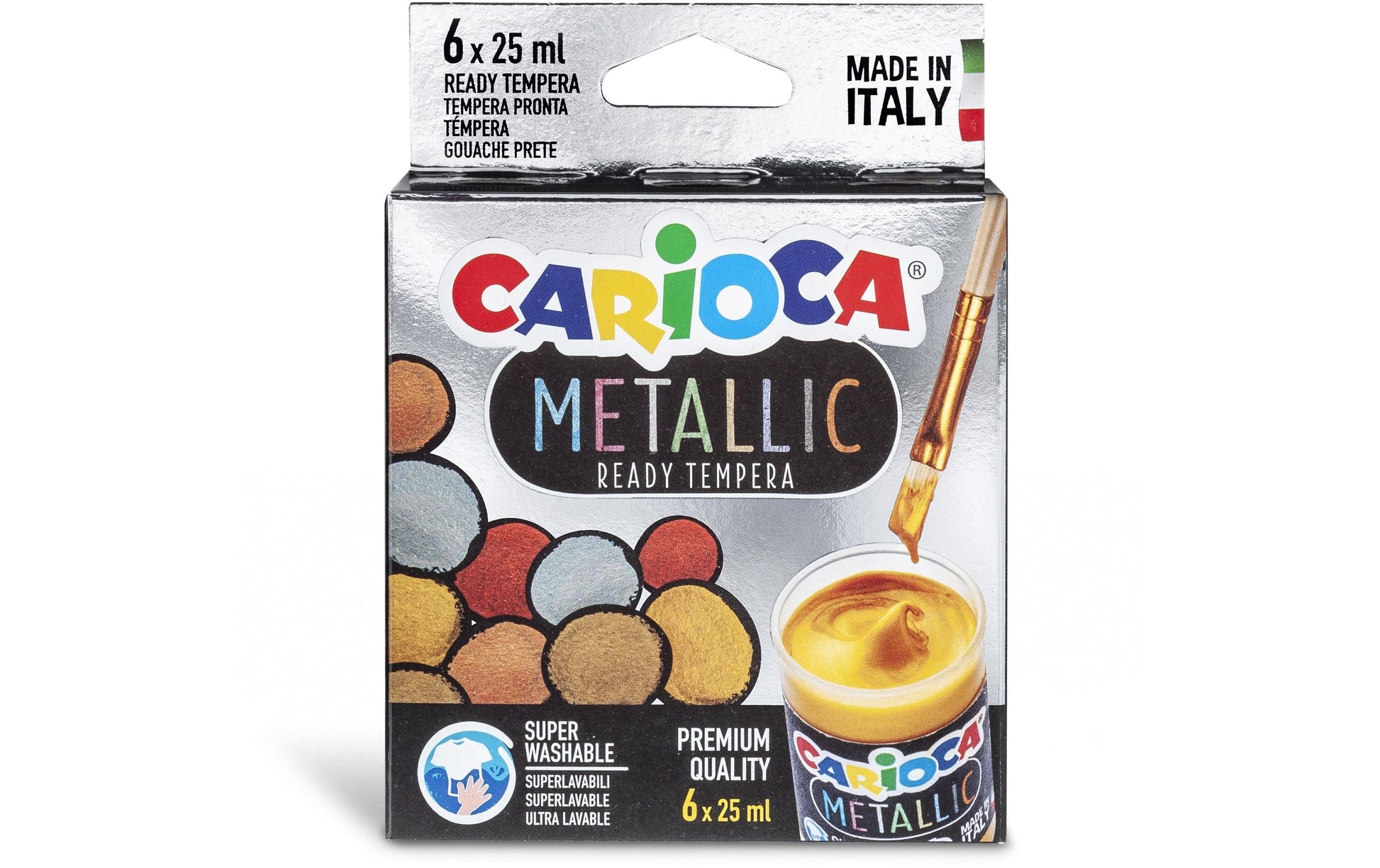 Carioca Gouache – Set – 5 Farben, 5 × 25 ml