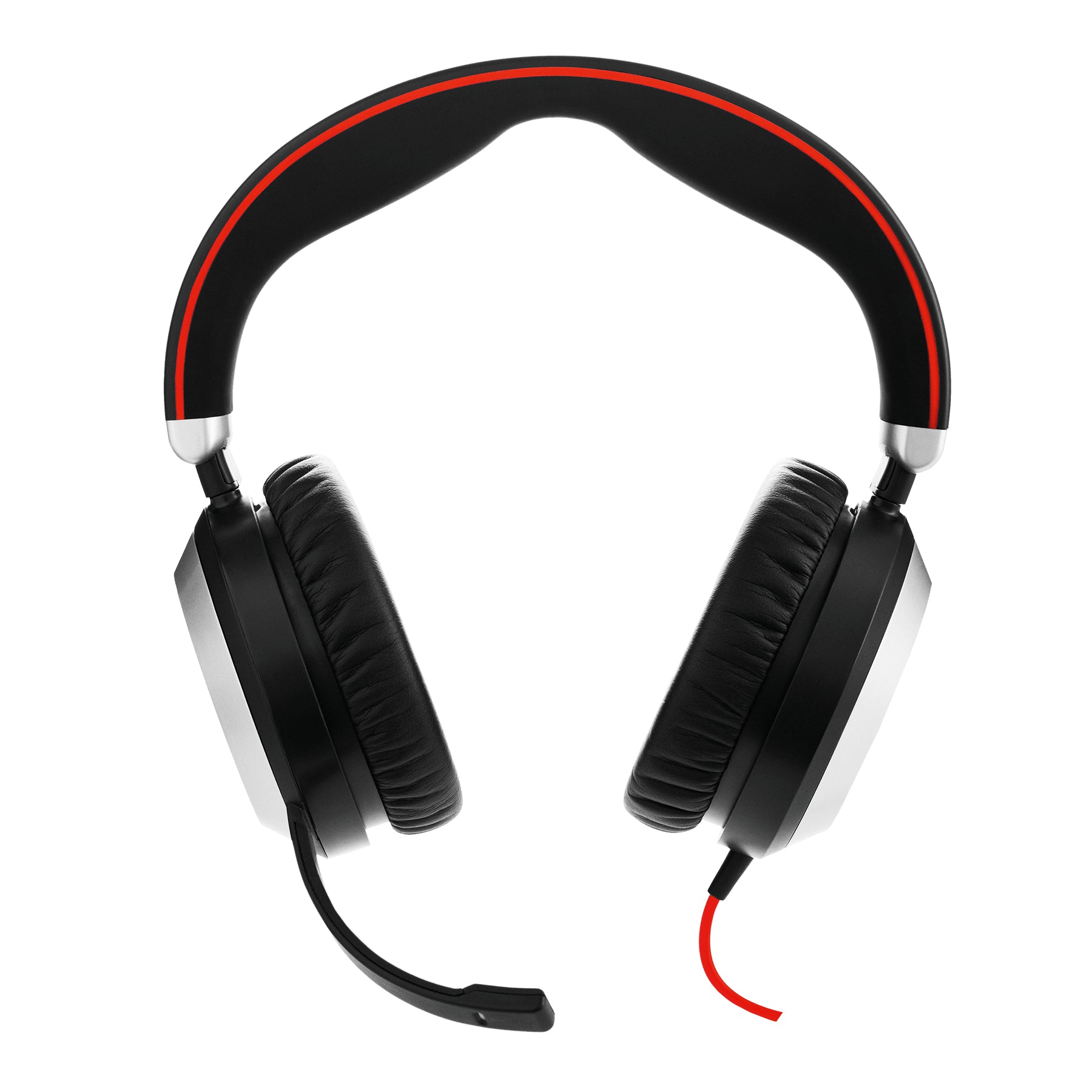Jabra Evolve 80 MS – Duo Headset – kabelgebunden, Bluetooth, ANC – schwarz – für Microsoft Teams