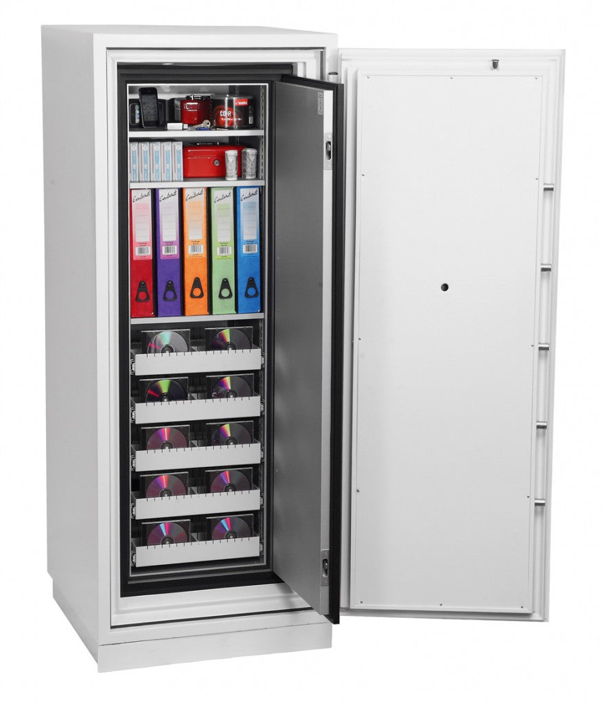 Phoenix Safe Co. Phoenix Datenschutz-Tresor DATA COMMANDER DS4622K – Elektronikschloss – 228,0 l – Feuerschutz 120 min – Weiss