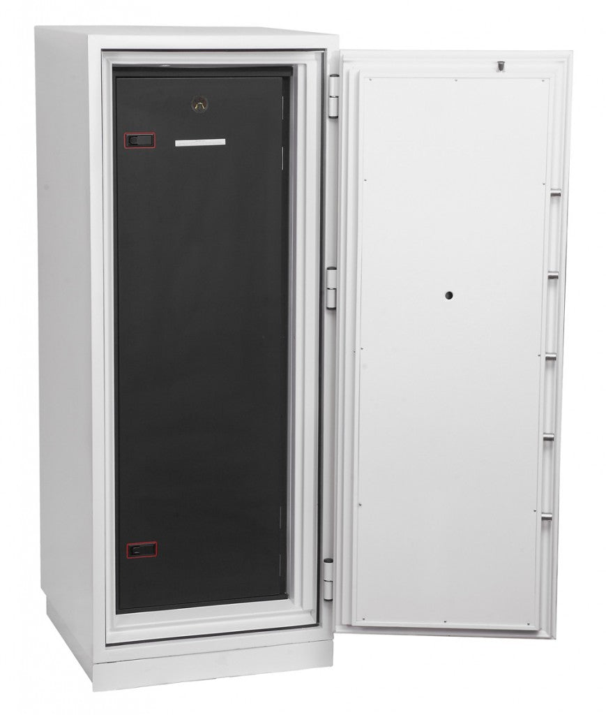 Phoenix Safe Co. Phoenix Datenschutz-Tresor DATA COMMANDER DS4622K – Elektronikschloss – 228,0 l – Feuerschutz 120 min – Weiss