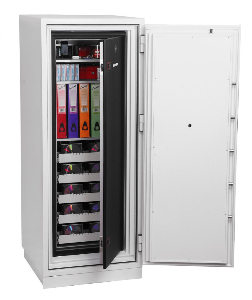 Phoenix Safe Co. Phoenix Datenschutz-Tresor DATA COMMANDER DS4622K – Elektronikschloss – 228,0 l – Feuerschutz 120 min – Weiss