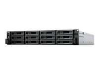Synology RX1222sas – 12-Bay Rack 2U NAS – für 2,5"/3,5" HDD/SSD, SATA/SAS