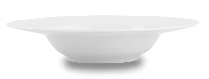 Silwy S0GT-1313-2 Suppenteller – 0,32 l, Porzellan, Weiss, stapelbar, mit Magnet, 2 Stück