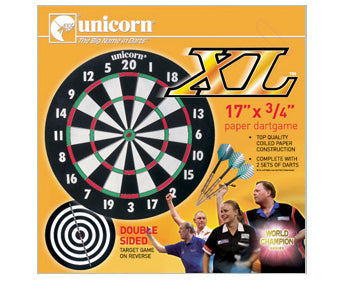 Unicorn Dartscheibe – Ø 46 cm – Papier, mehrfarbig