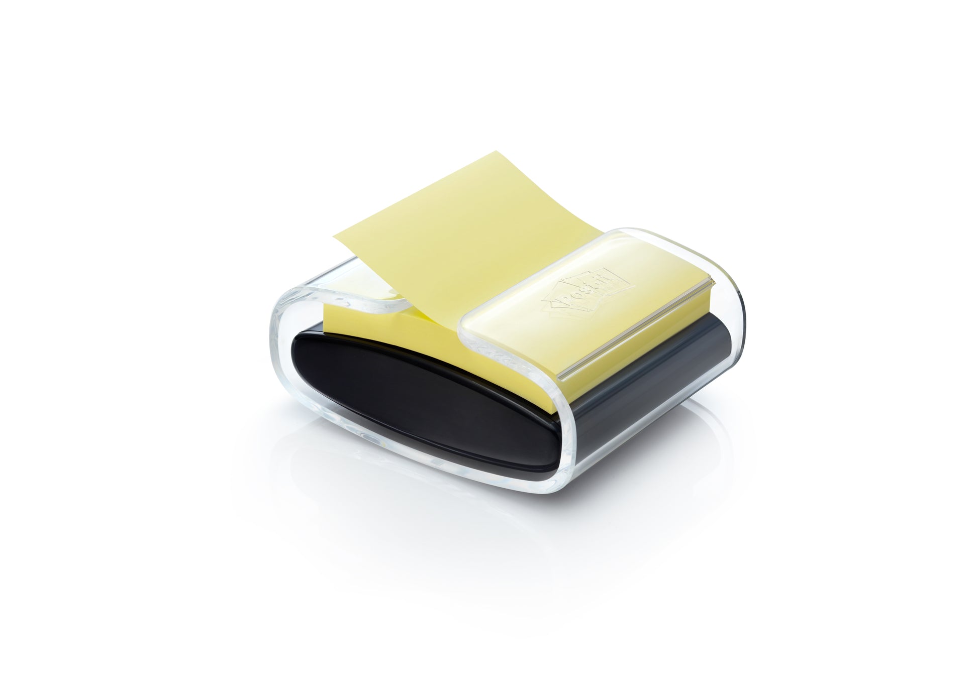 Post-It Stiftschlaufe – Kunststoff, Schwarz, 76 × 76 mm