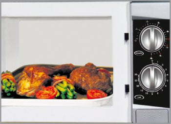 Trisa Electronics Trisa Grill-Mikrowelle Micro Plus – 17 l, Grill, 700 W – silber