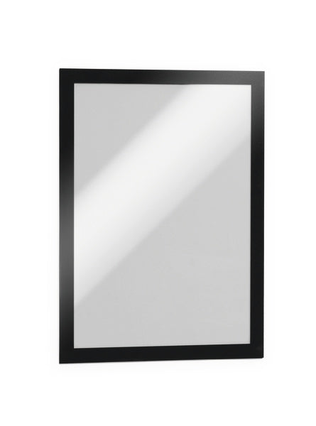 Durable DURAFRAME Info-Rahmen selbstklebend – DIN A4 – Schwarz – 1er Pack
