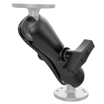 RAM Mounts Ram Doppelgelenkarm - C – Monitorarm Tischhalterung – 1,5" Kugel – Schwarz