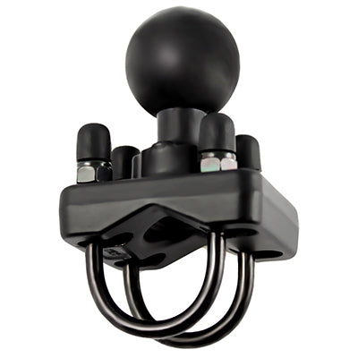 RAM Mounts BALL C-SIZE 1,5", 2 U-BOLTS – VESA-Adapterplatte – Aluminium, Kugel 1,5" – für Rohr 1"–1,25"