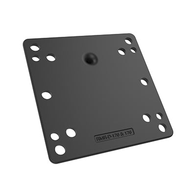 RAM Mounts RAM-246U – VESA-Adapterplatte – VESA 100×100 mm – Schwarz – für 1,5" Kugel