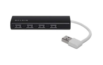 Belkin F4U042BT USB-Hub – USB 2.0, 4× USB-A, für Mac