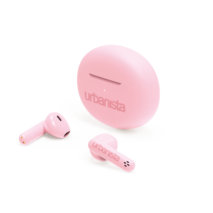 Urbanista Austin – True Wireless In-Ear Kopfhörer – IPX4 – Pink – bis 20 h