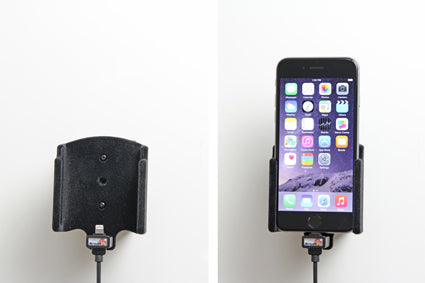 Brodit Active Holder 521660 Kfz-Ladehalterung – Auto, Zigarettenanzünder – für iPhone 6 – Schwarz