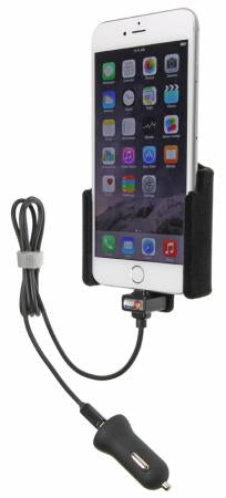 Brodit Auto-Halterung mit Zigarettenanzünder – für iPhone 6 Plus – Schwarz, ABS-Kunststoff